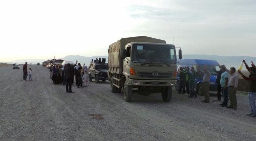 Peşmergelerin Kobani'ye Geçişi