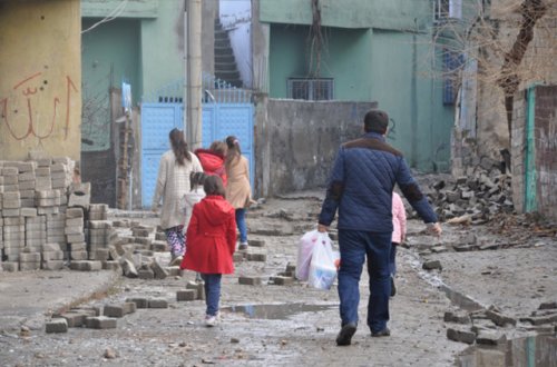 Yasak sonrası Silopi’den yıkım görüntüleri