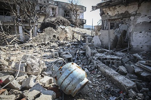 59 günlük Operasyon sonrası Cizre'den yıkım görüntüleri