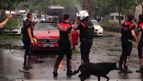 İstanbul'daki Patlama Görüntüleri