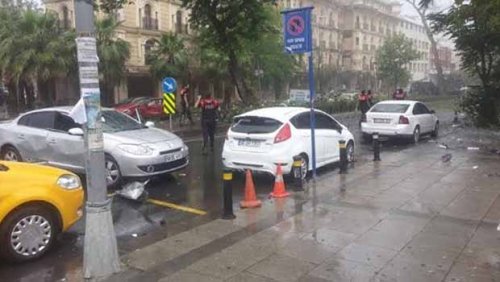 İstanbul'daki Patlama Görüntüleri