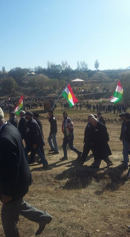 Fotoğraflarla Şehit Peşmerge'nin defin töreni