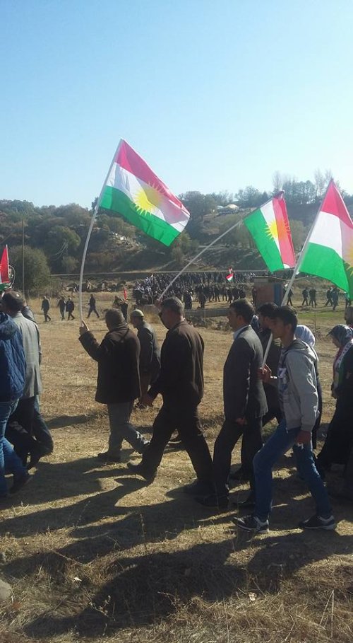 Fotoğraflarla Şehit Peşmerge'nin defin töreni