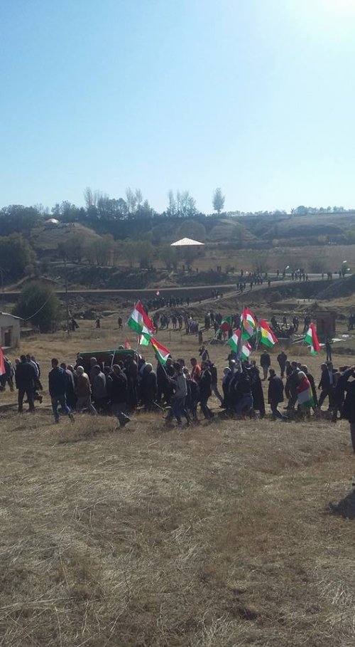 Fotoğraflarla Şehit Peşmerge'nin defin töreni