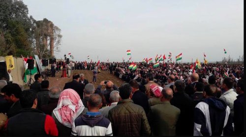 Mela Mistefa Barzani, Rojava'da anıldı