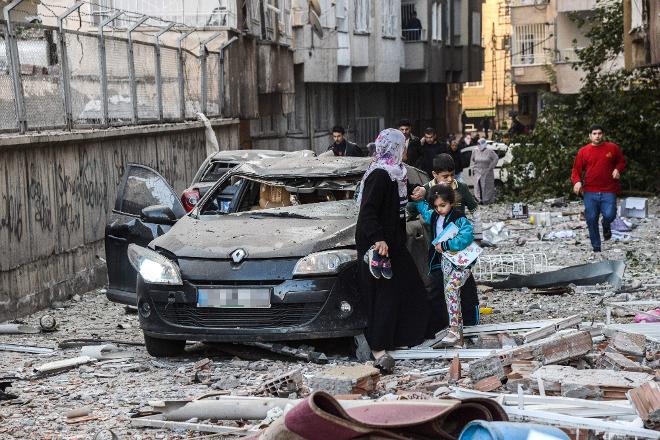 Fotoğraflarla Diyarbakır'daki Patlama sonrası yaşananlar