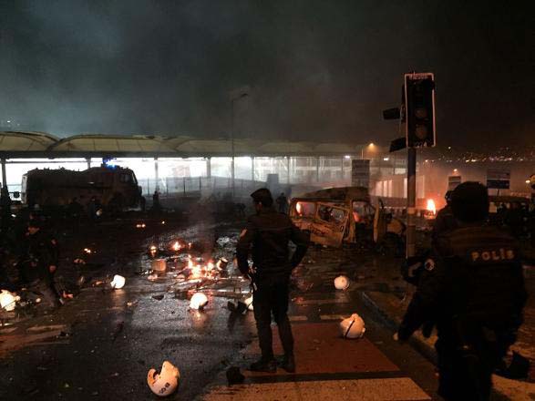 Fotoğraflarla İstanbul'daki yaşanan patlama