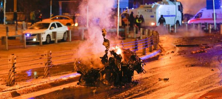 Fotoğraflarla İstanbul'daki yaşanan patlama