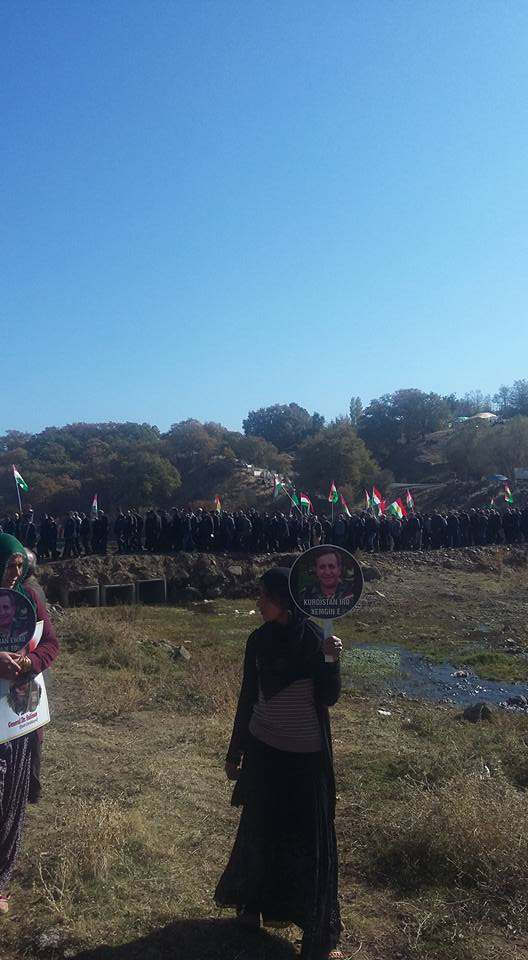 Fotoğraflarla Şehit Peşmerge'nin defin töreni