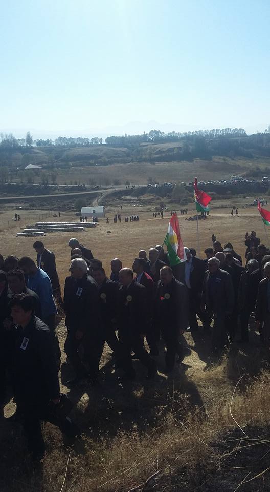 Fotoğraflarla Şehit Peşmerge'nin defin töreni