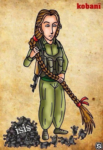 Kobanê Direnişi İllüstrasyon