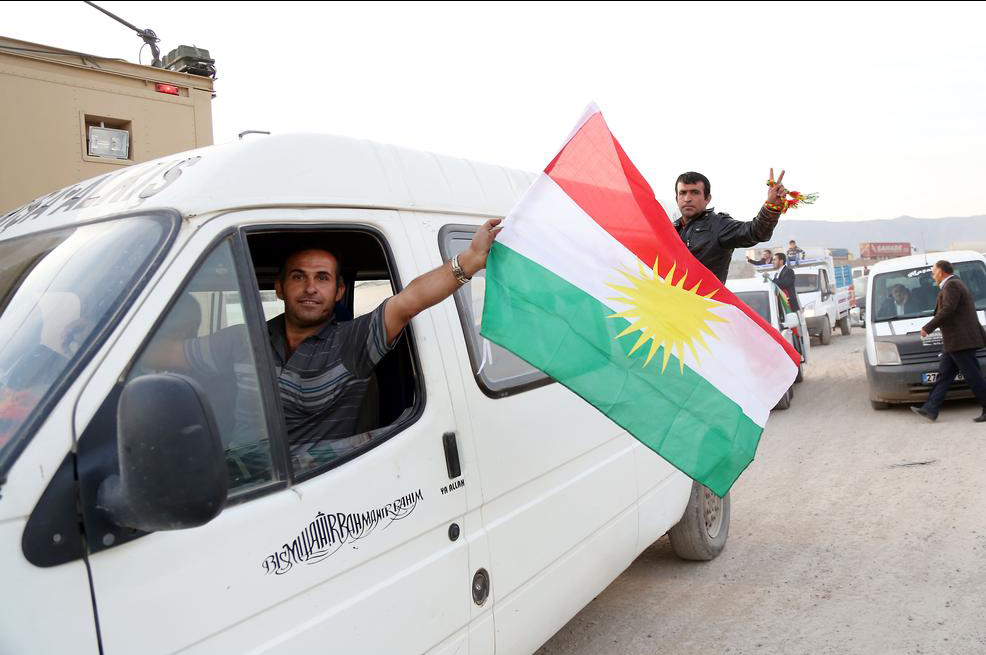 Peşmergelerin Kobani'ye Geçişi