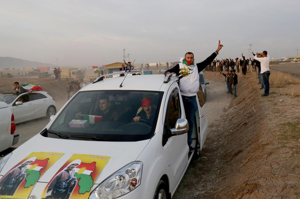 Peşmergelerin Kobani'ye Geçişi