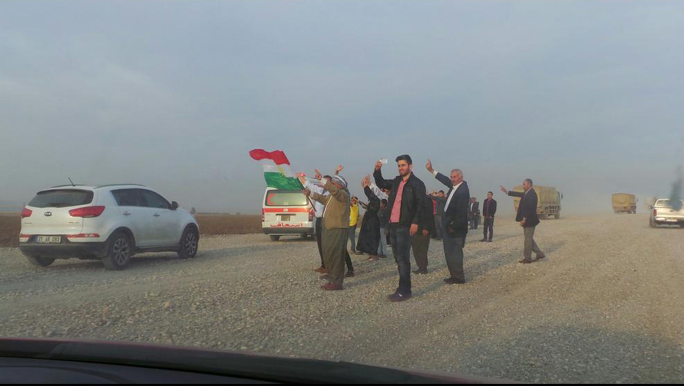 Peşmergelerin Kobani'ye Geçişi