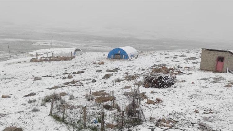 Şırnak:  Faraşin Yaylası beyaza büründü