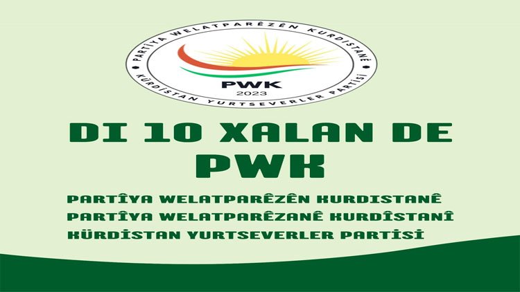 Dı 10 Xalan de Partîya Welatparêzên Kurdistanê- PWK