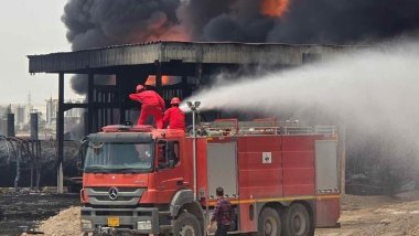 Erbil: Petrol rafinerisinde çıkan yangın 20 saat sonra kontrol altına alındı