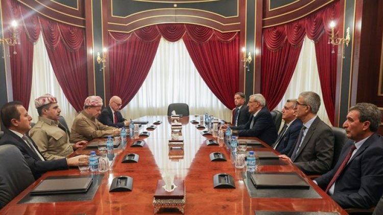 Başkan Barzani, Suriye Kürt İlerici Demokrat Partisi heyetini kabul etti