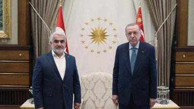 Erdoğan, HÜDA PAR Genel Başkanı Yapıcıoğlu ile görüştü