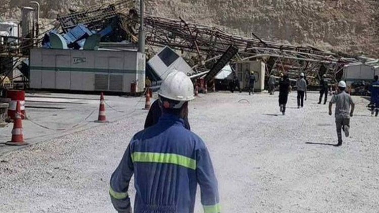 Gabar Dağı'nda petrol arama sahasında sondaj kulesi devrildi: İşçiler kule altında kaldı