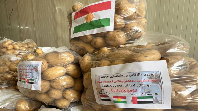 Kürdistan Bölgesi’nden BAE’ye 5 bin ton patates ihraç edilecek