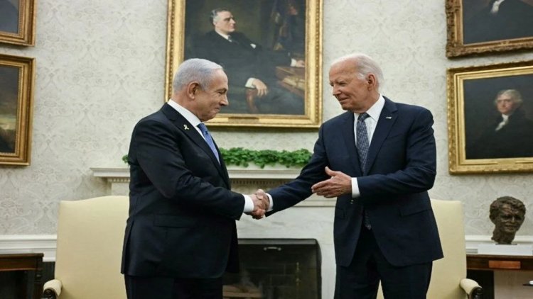 Biden ve Harris, Netanyahu'yla görüştü