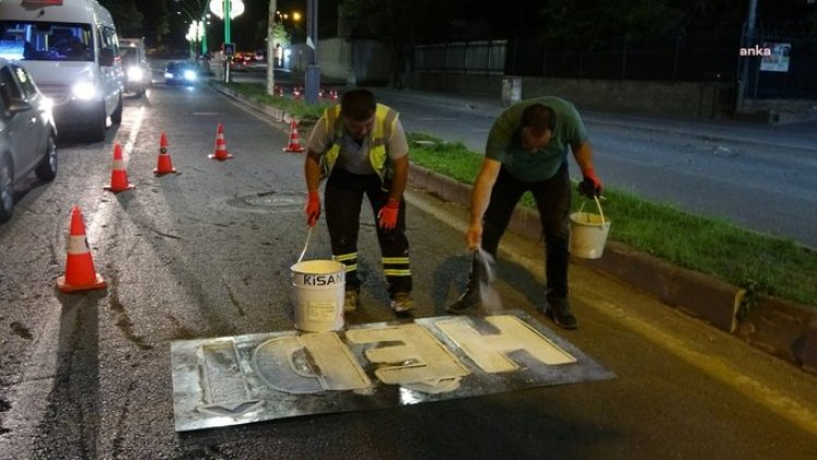 Valilik sildirmişti... Kürtçe trafik uyarıları yeniden yazıldı