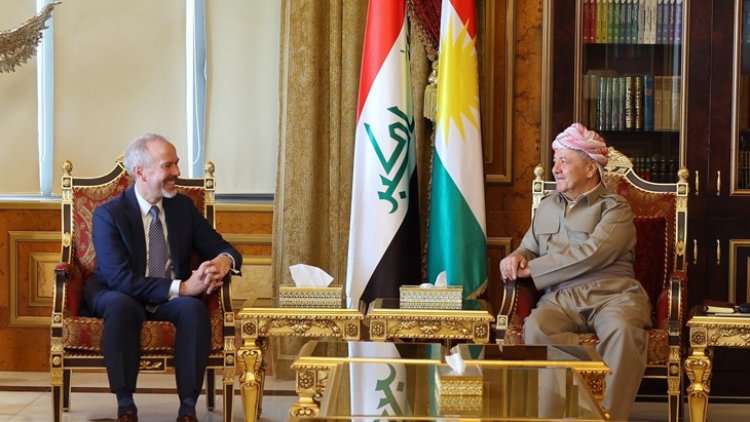 Başkan Barzani, ABD'nin yeni Erbil Başkonsolosu ile görüştü