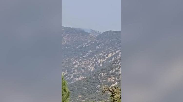 Savaş uçakları Duhok'ta dağlık alanları bombaladı