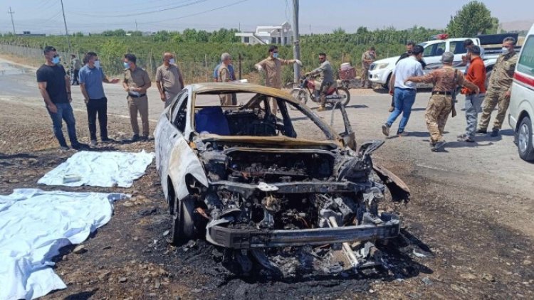 Sılêmanî: Tirkiyeyê bi dronan êrişî otomobîlekê kir