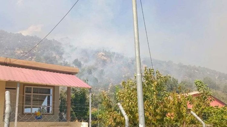 TSK ile PKK arasında çatışma: Duhok'ta büyük orman yangını çıktı