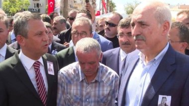 CHP lideri Özel ile TBMM Başkanı Numan Kurtulmuş arasında gergin anlar