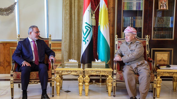 Başkan Barzani, Irak Ulusal Sorumluluk ve Adalet Yüksek Komisyonu Başkanı'nı kabul etti