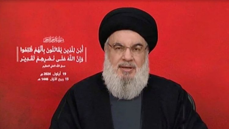 Nasrallah: İsrail tüm kırmızı çizgileri aştı, saldırılar savaş sebebidir