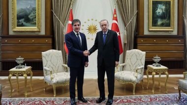 Neçirvan Barzani ile Erdoğan bir araya geldi