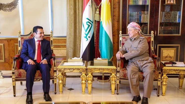 Başkan Mesud Barzani, Irak Ulusal Güvenlik Danışmanı Araci'yi kabul etti