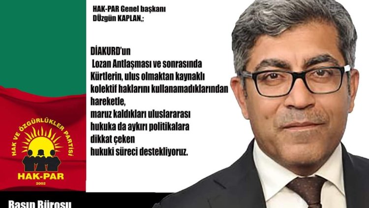 DİAKURD'un Lozan Antlaşması ve sonrasında Kürtler...