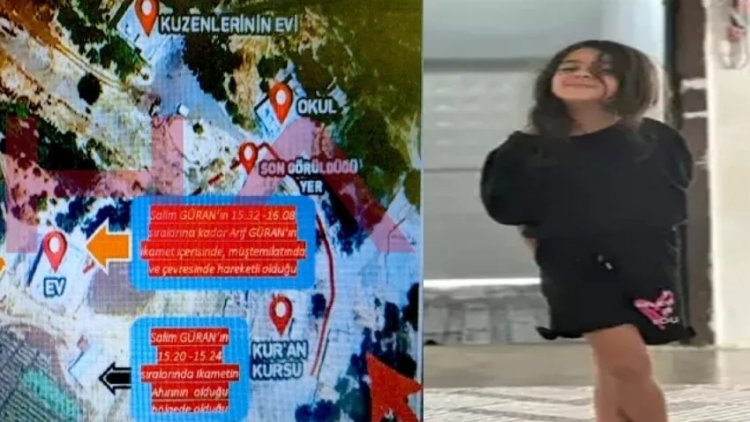 Narin cinayetinde 4 şüphelinin dakika dakika baz hareketi ortaya çıktı!