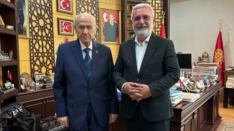 Metiner, Bahçeli ile görüştü: 'Silahlar sussun, sonra her şey konuşulabilir'