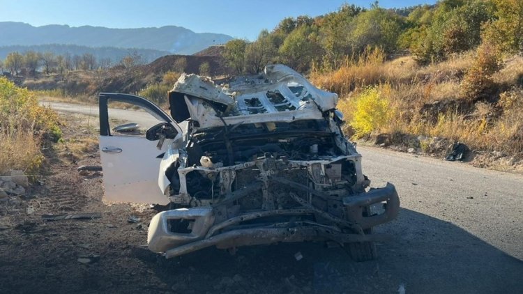 Duhok'ta bir araca İHA'lı saldırı