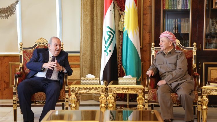 Başkan Barzani, İyad Allavi ile görüştü