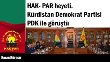 HAK-PAR'dan PDK'ye ziyaret