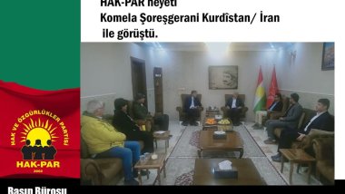 HAK-PAR'dan Komela Şoreşgerani Kurdîstan'ye ziyaret