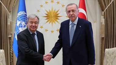 Erdoğan, Guterres ile 'Suriye'yi görüştü!