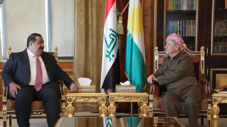 Başkan Barzani Azim Koalisyonu Başkanı Samarrayi’yi kabul etti