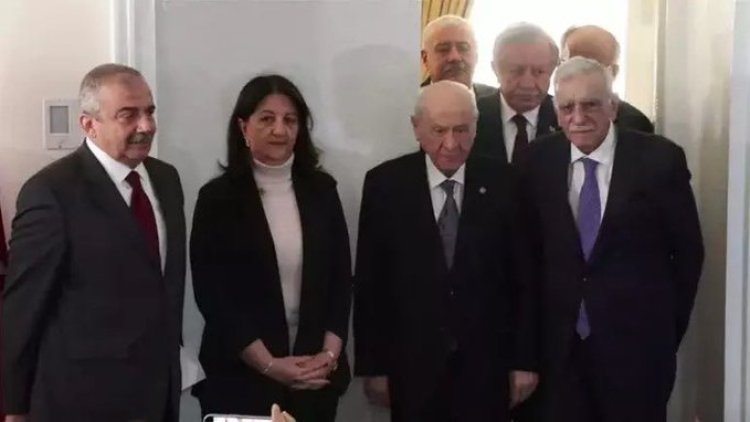 DEM Parti heyeti, Bahçeli ile görüştü