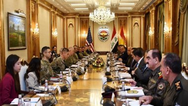 Serokatiya Herêma Kurdistanê li ser reforma Pêşmergeyan bi şandeyeke Amerîkayê re civiya