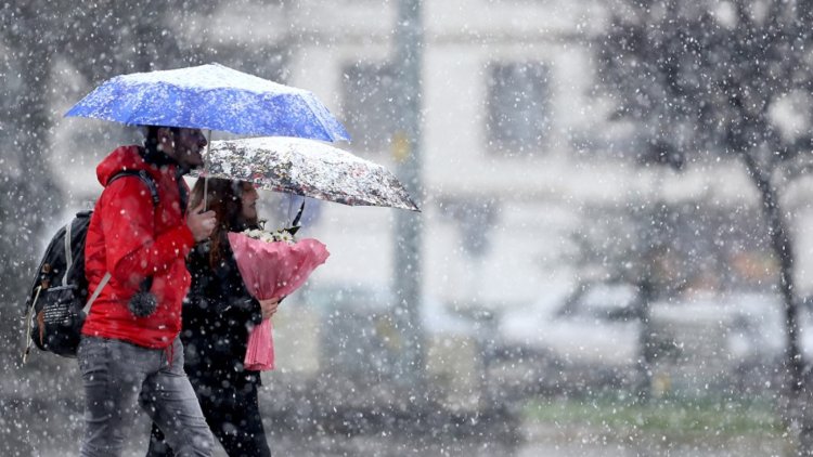 Meteoroloji'den sarı kodlu uyarı: Sağanak ve kar yağışı bekleniyor