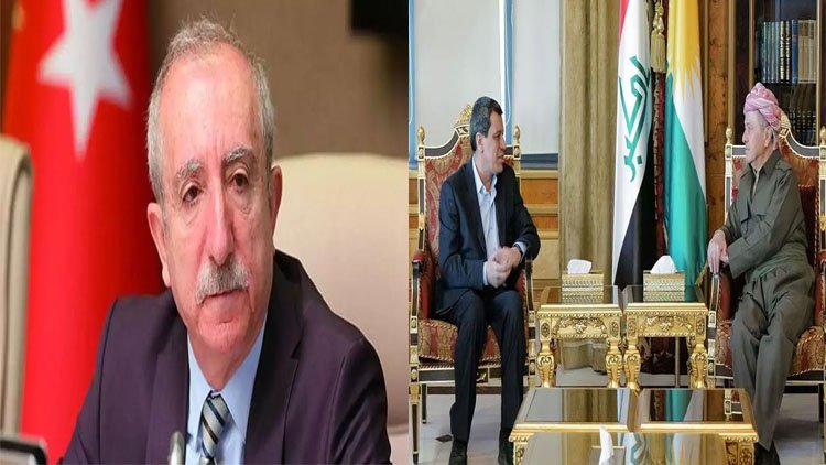 AK Partili Başkan Barzani ve Mazlum Abdi paylaşımı