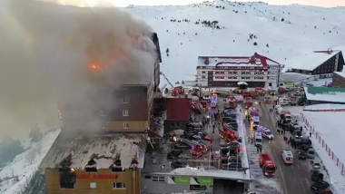 Bolu'da Kartalkaya Kayak Merkezi'nde otel yangını! 10 ölü, 32 yaralı